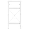 vidaXL Bathroom Washbasin Frame White 40x38x83 cm Iron