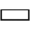 vidaXL Wall Shelves 2 pcs Black oak 60 x 15 x 23 cm Engineered wood