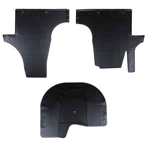 vidaXL Car Mat 3 pcs Black VW T5 , T6 , for MULTAN Rubber