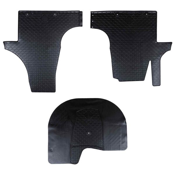 vidaXL Car Mat 3 pcs Black VW T5 , T6 , for MULTAN Rubber