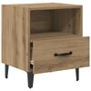 vidaXL Bedside Cabinet Artisan Oak 40 x 35 x 47.5 cm Engineered Wood