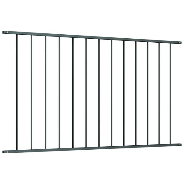 vidaXL Fence Panel Woerden Powder-coated Steel 1.7x0.75 m Anthracite