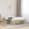 vidaXL Bed Frame without Mattress Sonoma Oak 90x200 cm Engineered Wood