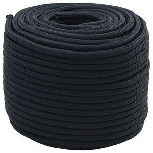 vidaXL Multipurpose Utility Rope 12 mm 25 m Royal Blue Polyester