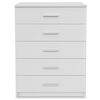 vidaXL Storage Cabinet Engineered Wood 71x35x106 cm White