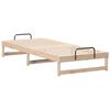 vidaXL Bed Frame Brown 90 x 220 cm Solid Pine Wood