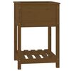 vidaXL Planter with Shelf Honey Brown 54x54x81 cm Solid Wood Pine