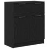 vidaXL Sideboard Black Oak 60 x 30 x 70 cm Engineered Wood