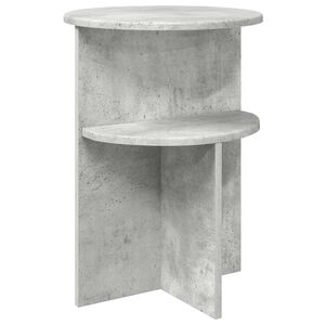 vidaXL Side Table Concrete Grey &Oslash; 39.5 x 55 cm Engineered Wood