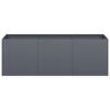 vidaXL Planter Anthracite 120x40x40 cm Cold-rolled Steel
