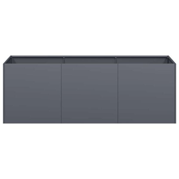 vidaXL Planter Anthracite 120x40x40 cm Cold-rolled Steel