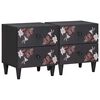 vidaXL Bedside Table 2 pcs Brown 40 x 33.5 x 46 cm Solid Mango Wood