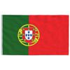 vidaXL Portugal Flag and Pole 5.55 m Aluminium