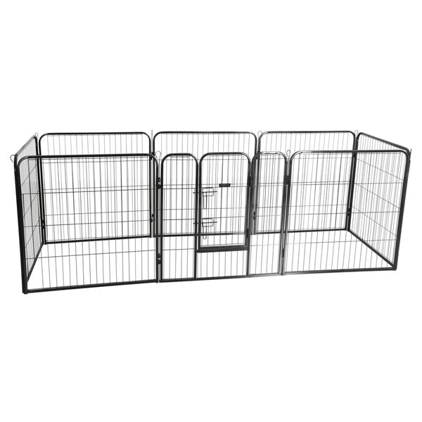 Kerbl Outdoor Pet Enclosure with Door Black
