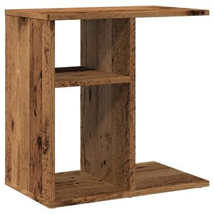 vidaXL Side Table Old Wood 50x30x50 cm Engineered Wood
