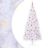 vidaXL Artificial Christmas Tree with Stand White 240 cm PVC and Steel