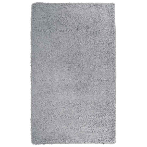 vidaXL Shaggy Rug High Pile NAVARRA Light Grey 80x150 cm Polyester