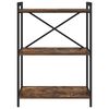 vidaXL Bookshelf Smoked Oak 60 x 30 x 85 cm Engineered Wood