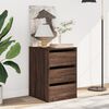 vidaXL Corner Chest of Drawers Brown Oak 40x41x58 cm Engineered Wood