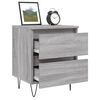 vidaXL Bedside Cabinets 2 pcs Grey Sonoma 40x35x50 cm Engineered Wood