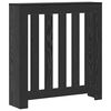 vidaXL Radiator Cover Black Oak 78 x 20 x 82 cm Engineered Wood