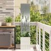 vidaXL Garden Privacy Screen Silver 32 x 150 cm Galvanised steel