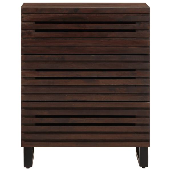 vidaXL Sideboard Brown 60x34x75 cm Solid Wood Mango