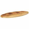 vidaXL Table Top 120x50x3.8 cm Oval Solid Wood Mango