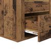 vidaXL Bedside Cabinet Old Wood 35 x 50 x 60 cm Engineered Wood