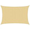vidaXL Sun Shade Sail Sand 4x3 m 100% Polyester Oxford