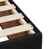 vidaXL Bed Frame without Mattress Black 140x190 cm Velvet