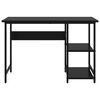 vidaXL Computer Desk Black 105x50x72 cm MDF and Metal