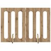 vidaXL Folding Pet Fence 2 pcs Artisan Oak 100.5 x 38 x 70 cm