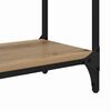 vidaXL Console Table Artisan Oak 88.5 x 30 x 75 cm Engineered Wood