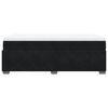 vidaXL Box Spring Bed with Mattress Black 90x200 cm Velvet