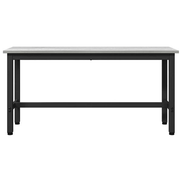 vidaXL Dining Bench Grey Sonoma 100 x 32.5 x 48.5 cm