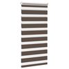 vidaXL Zebra blind 80.9x150 cm Fabric Width 76.7 cm coffee