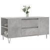 vidaXL Coffee Table Concrete Grey 102x44.5x50 cm Engineered Wood