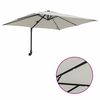 vidaXL Garden Parasol Sand 248.5 x 247.5 x 160 cm Polyester and Steel