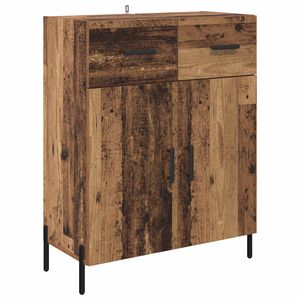 vidaXL Sideboard Old Wood 69.5 x 34 x 90 cm Engineered Wood