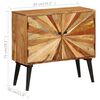 vidaXL Sideboard Solid Mango Wood 85x30x75 cm