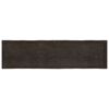 vidaXL Table Top Dark Brown 200x50x(2-4) cm Treated Solid Wood Live Edge