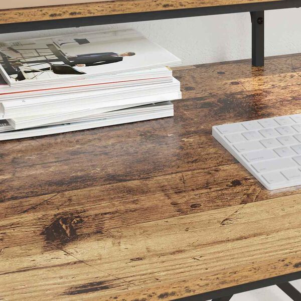 vidaXL Desk Old Wood 100 x 50 x 90 cm Engineered Wood