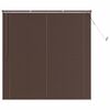 vidaXL Venetian Blind Manual Dark Brown with Pattern 150 x 140 cm PVC