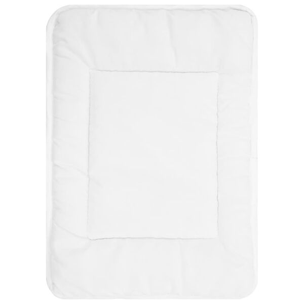 vidaXL 2 Piece Kids Summer Duvet Set White 120x150 cm/40x60 cm