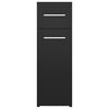 vidaXL Apothecary Cabinet Black 20x45.5x60 cm Engineered Wood