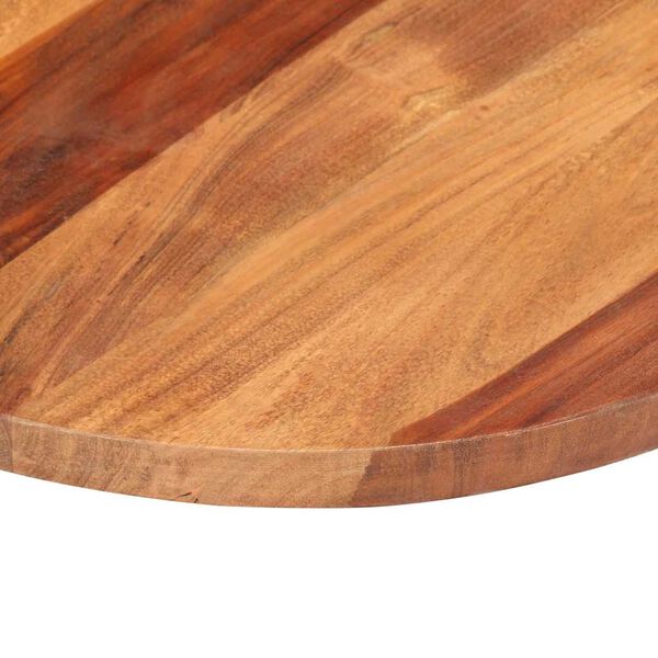 vidaXL Table Top Solid Wood Acacia Round 25-27 mm 40 cm