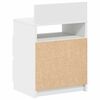 vidaXL Bedside Cabinet with 2 Drawers White 40x33x60 cm