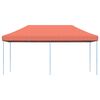 vidaXL Foldable Party Tent Pop-Up Terracotta 580x292x315 cm