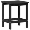 vidaXL Side Table Black 38 x 38 x 46 cm Polyethylene